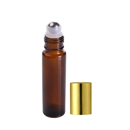 10mL Amber Roll-On Vials (12-pk)