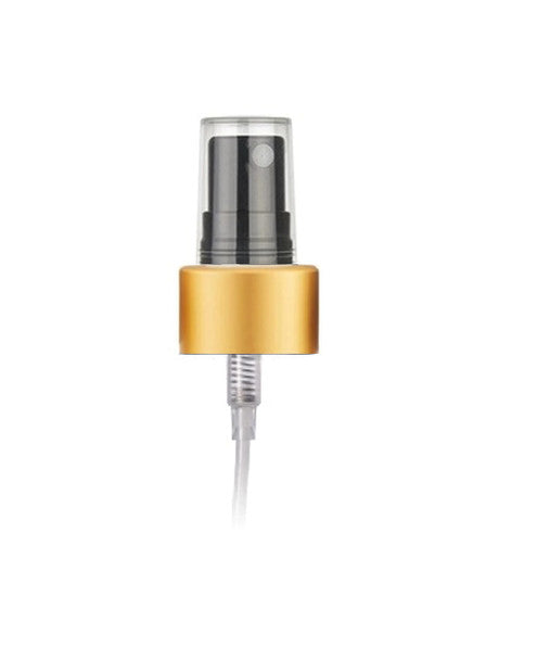 Fine Mist Spray Pumps — Black & Gold (12-pk)